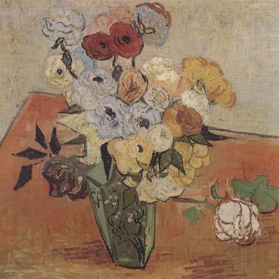 Vincent Van Gogh Roses and Anemones (mk06) Spain oil painting art